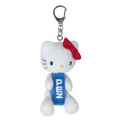 Saniro Hello Kitty Blue Pez Dispenser Keychain